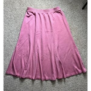 Vintage Graff CaliforniaWear Women’s Pink Skirt Size 10 Polyester Blend